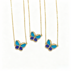 [Twinkle JURI] 2026 NEW LUCKY BUTTERFLY 1 MOTIFS NECKLACE