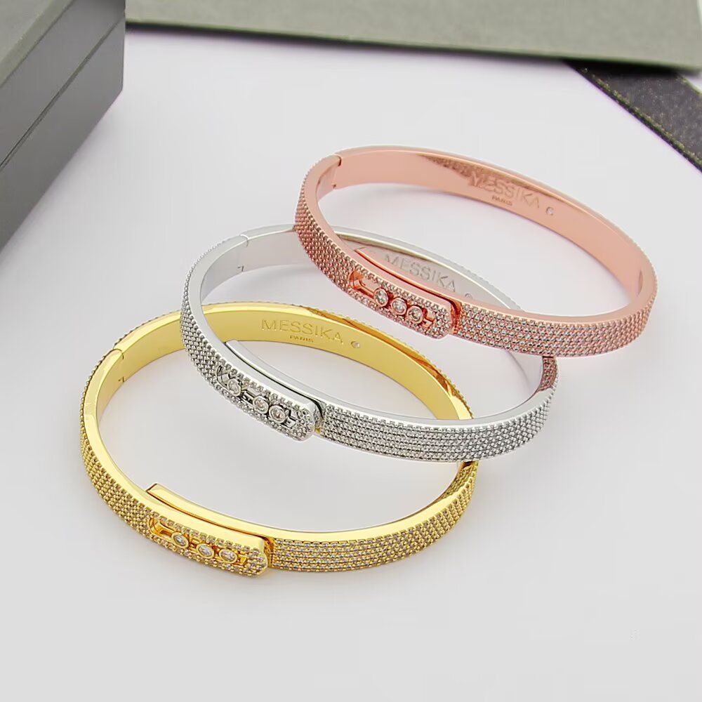 [Twinkle jewelrys]Move Noa Full Pavé Diamond Bangle Bracelet