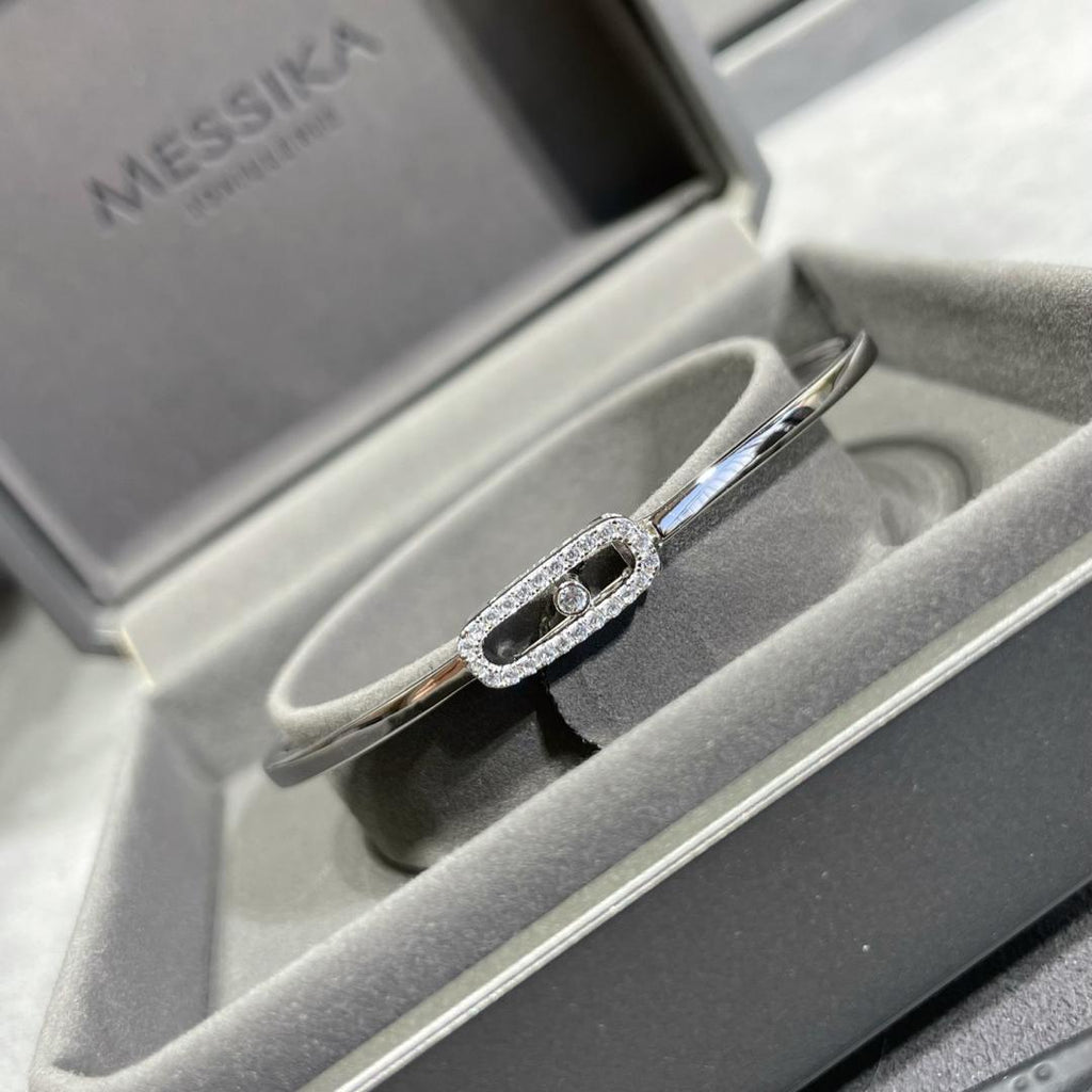 [Twinkle jewelrys]Move Uno pavé flex bangle medium