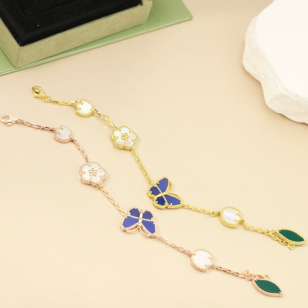 [Twinkle JURI]LUCKY SPRING BUTTERFLY 5 MOTIF BRACELET
