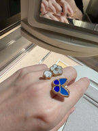 [Twinkle JURI]LUCKY SPRING BUTTERFLY OPEN-FACE RINGS