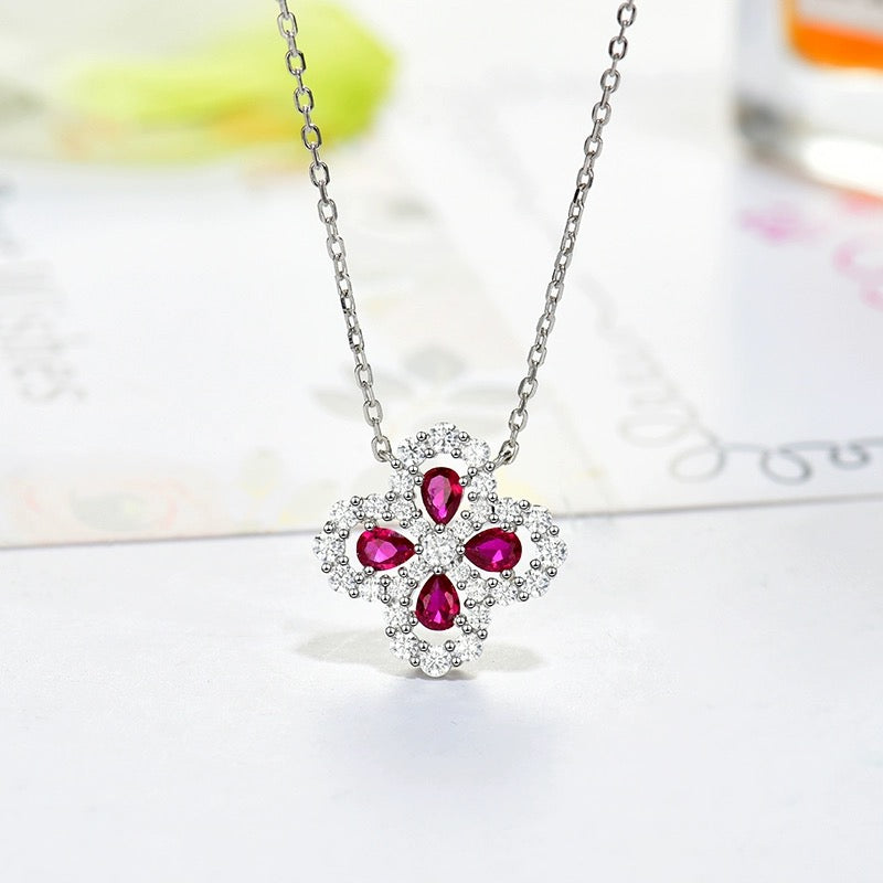 ¡®Twinkle jewelry¡¯LOOP NECKLACE FULL MOTIF DIAMOND 16MM MULTIPLE COLORS