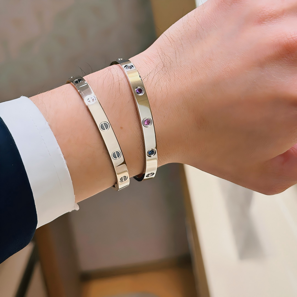 [Twinkle JURI]2026 RAINBOW LOVE BRACELET 6.1MM  10 DIAMONDS
