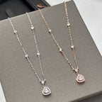 [Twinkle jewelrys]JOY HEART DIAMOND NECKLACE