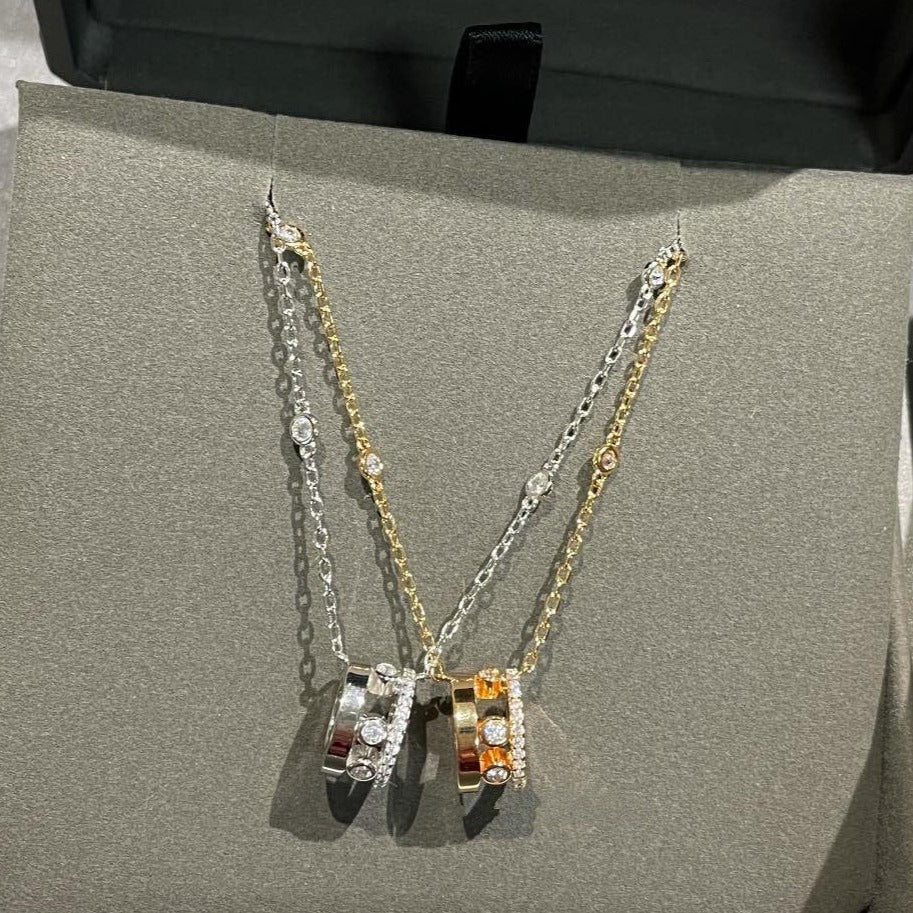 [Twinkle jewelrys]CHAIN MOVE ROMANE PEDAND NECKLACE