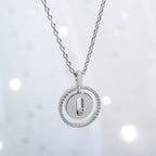[Twinkle jewelrys]LUCKY MOVE PM NECKLACE SILVER DIAMOND