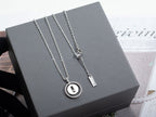 [Twinkle jewelrys]LUCKY MOVE PM NECKLACE SILVER DIAMOND