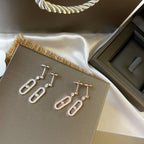 [Twinkle jewelrys]DORMEUSES MOVE UNO DIAMOND EARRINGS