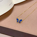 [Twinkle JURI] 2026 NEW LUCKY BUTTERFLY 1 MOTIFS NECKLACE