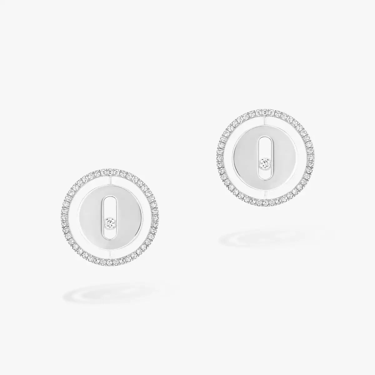 [Twinkle jewelrys]Lucky Move Diamond Earrings