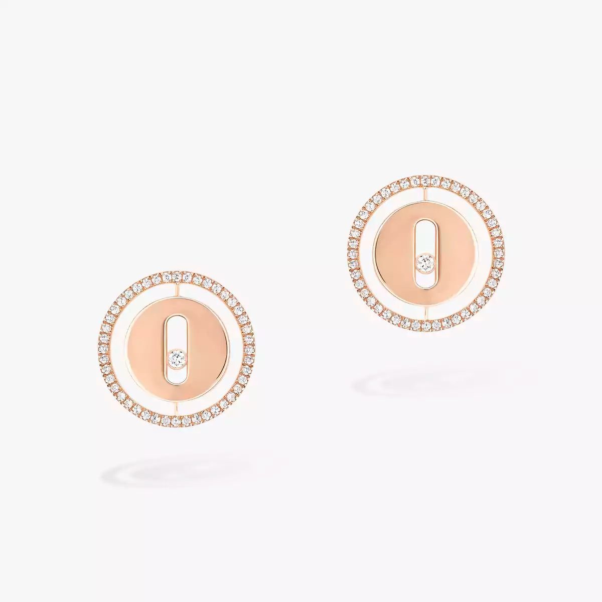 [Twinkle jewelrys]Lucky Move Diamond Earrings