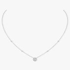 [Twinkle jewelrys]Diamond Necklace 0,20ct Brilliant Shape Joy