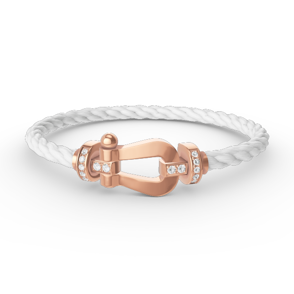 ¡®Twinkle jewelry¡¯FORCE LARGE HORSESHOE HALF DIAMOND BRACELET ROSE GOLD