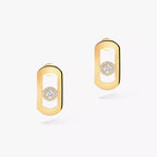 [Twinkle jewelrys]So Move Diamond Earrings in Yellow Gold