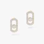 [Twinkle jewelrys]So Move Pave_-Set Diamond Earrings in Silver