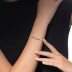 [Twinkle jewelrys]Move Pavé Diamond Bangle Bracelet M