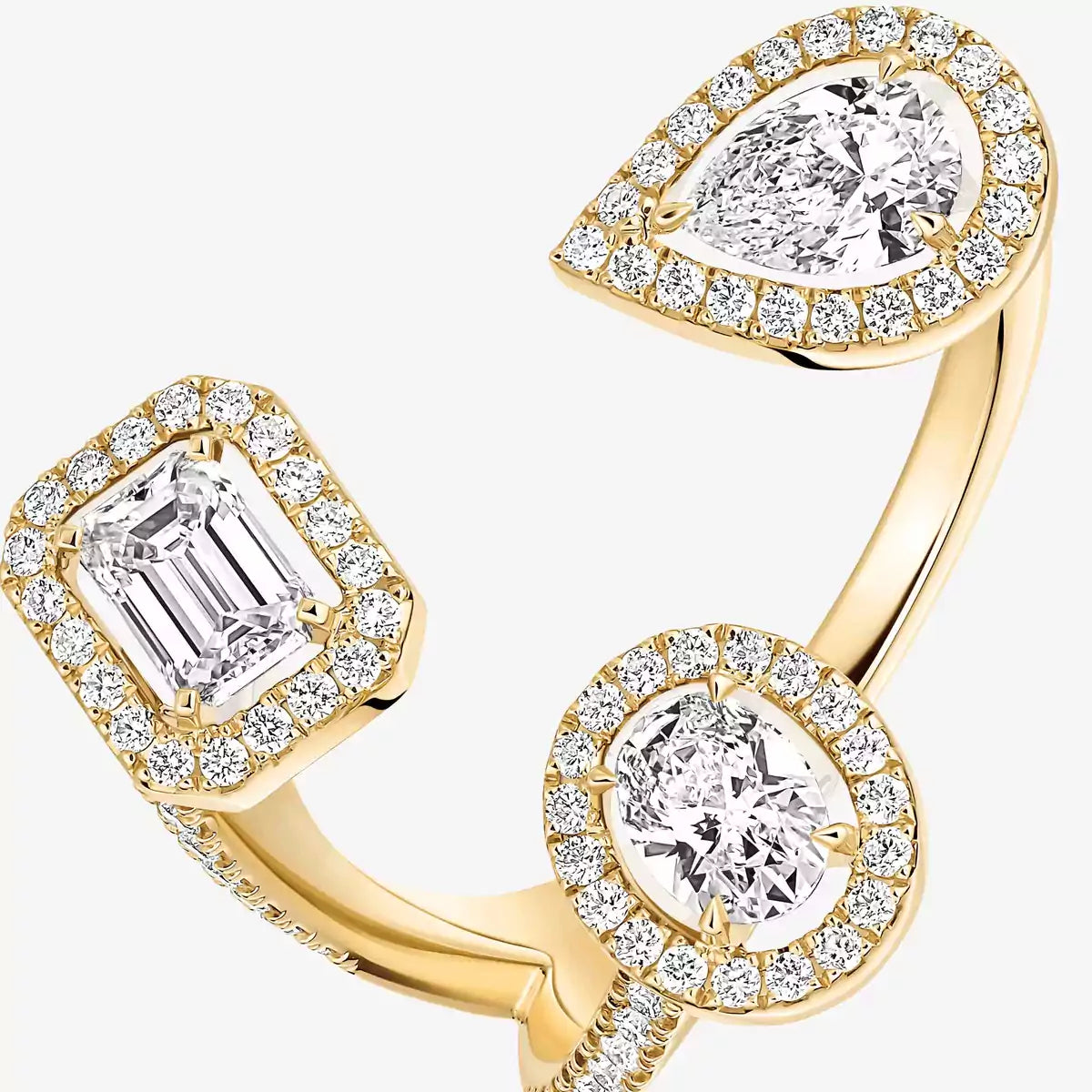 [[Twinkle jewelrys] Diamond Ring 0,25ct My Twin Trilogy