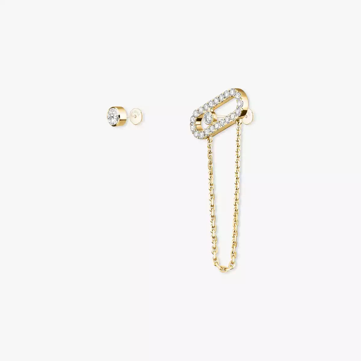 [Twinkle jewelrys]Move Uno Diamond Earrings