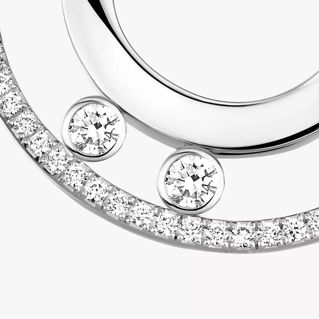 [Twinkle jewelrys]Move Romane Small Diamond Hoop Earrings