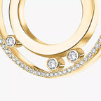 [Twinkle jewelrys]Move Romane Small Diamond Hoop Earrings