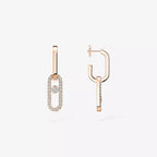 [Twinkle jewelrys]Move Link Diamond Earrings
