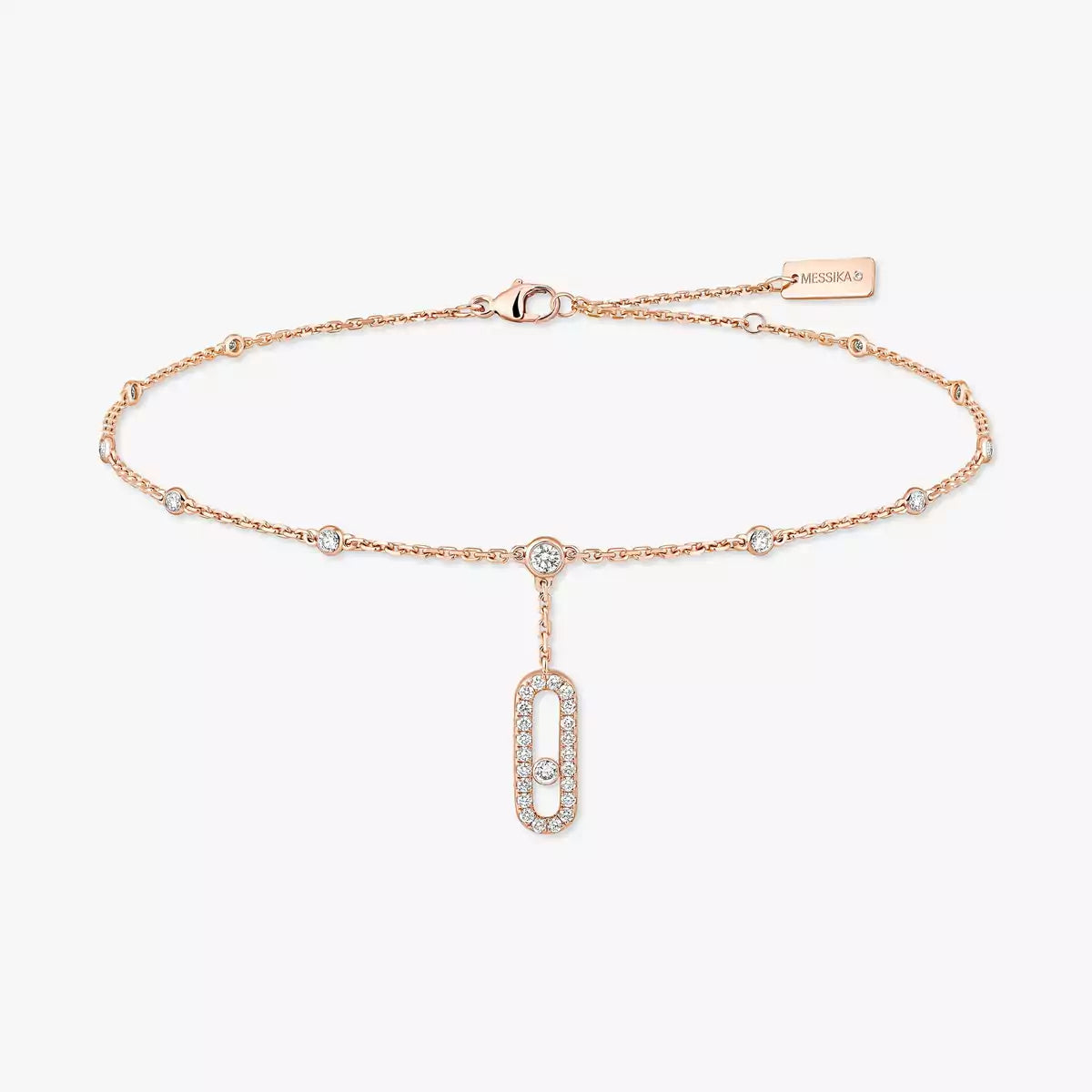 [Twinkle jewelrys] Move Uno pavé ankle bracelet