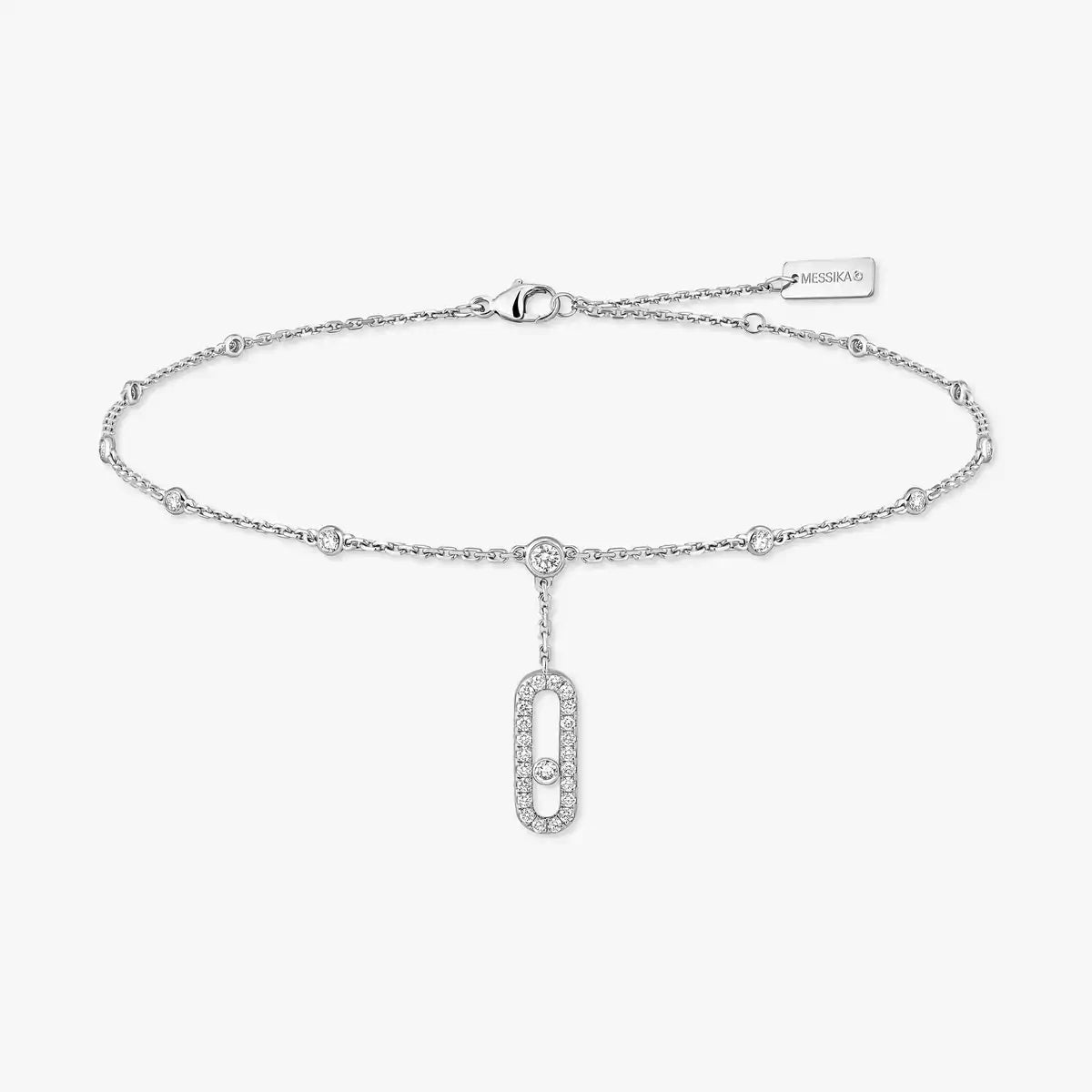 [Twinkle jewelrys] Move Uno pavé ankle bracelet