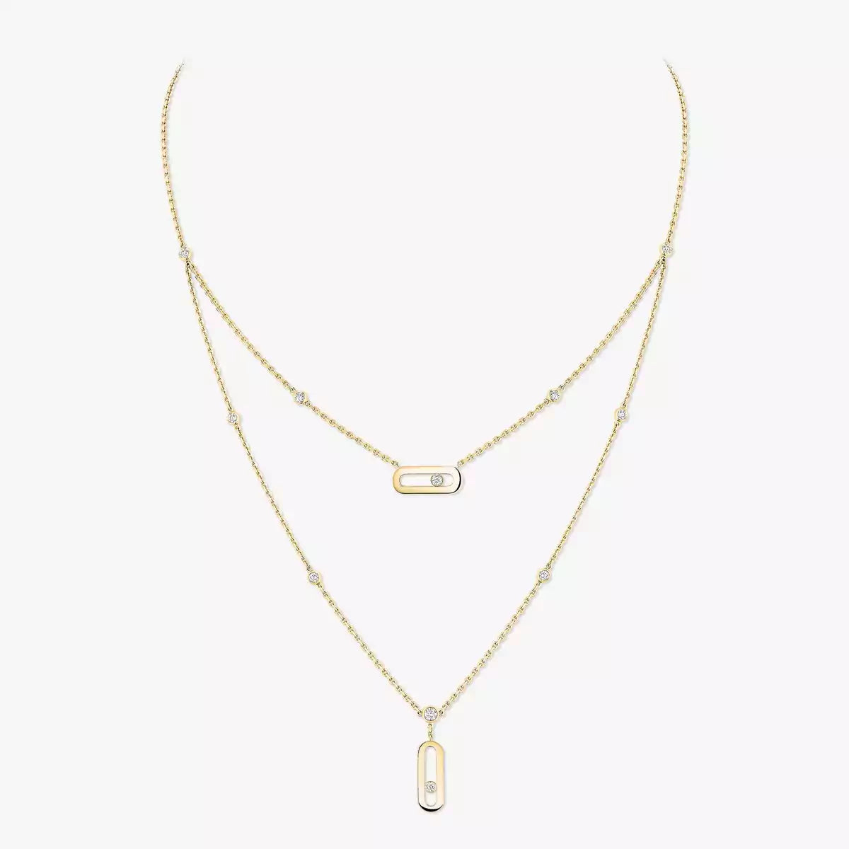 [Twinkle jewelrys] Move Uno Diamond Necklace