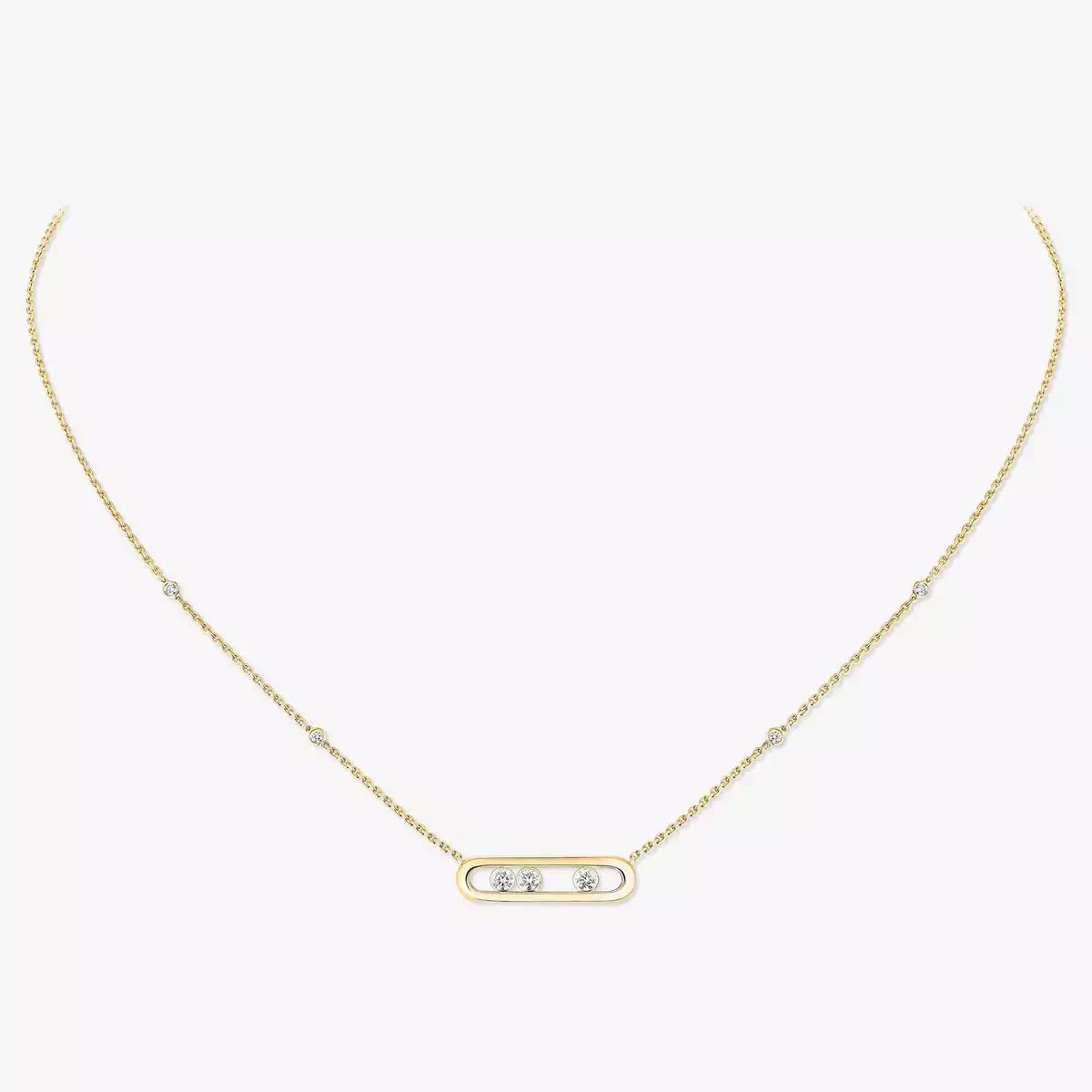 [Twinkle jewelrys] Baby Move Gold Diamond Necklace