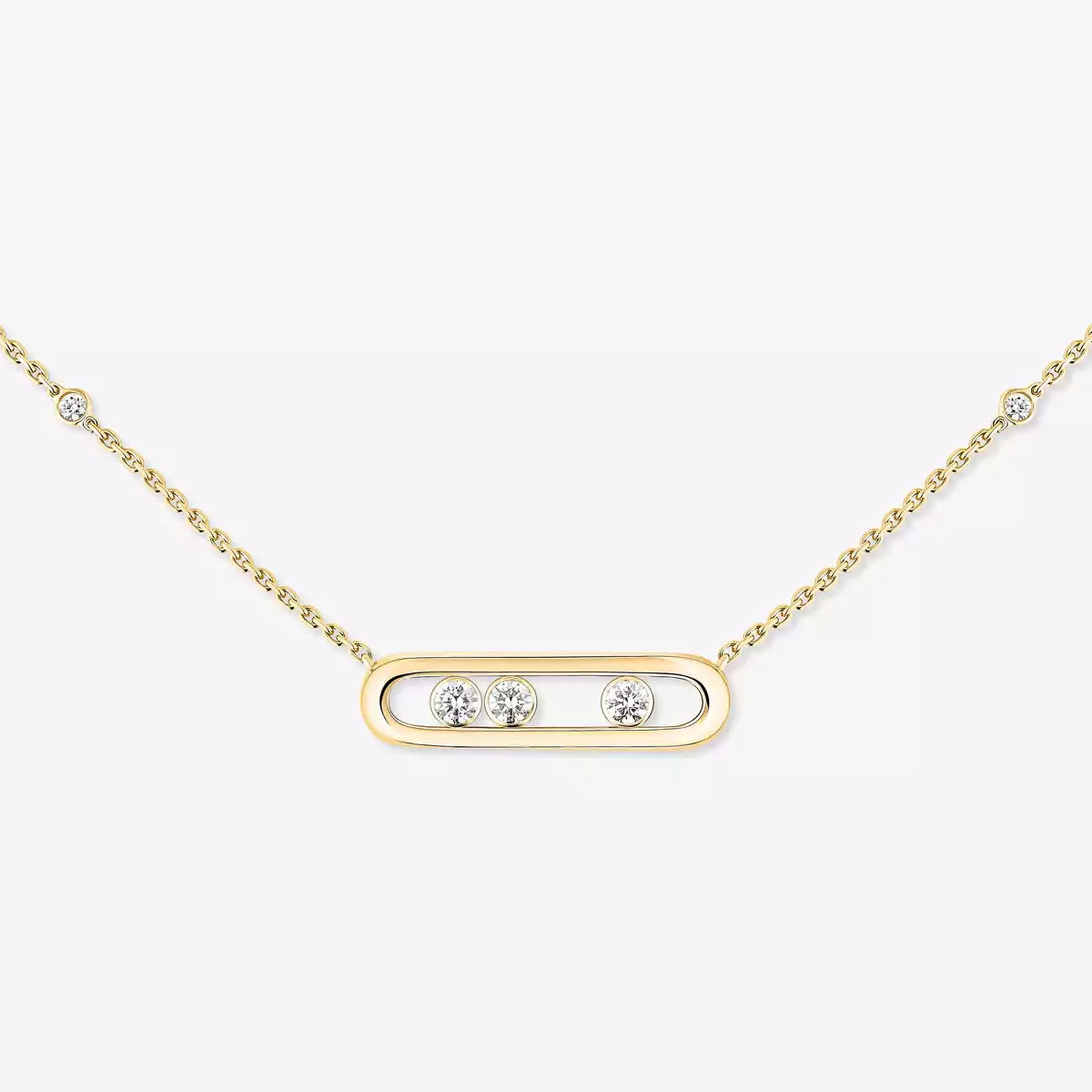 [Twinkle jewelrys] Baby Move Gold Diamond Necklace