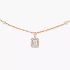 [Twinkle jewelrys]My Twin Diamond Necklace in Silver