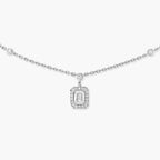[Twinkle jewelrys]My Twin Diamond Necklace in Silver