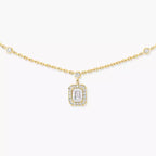 [Twinkle jewelrys]My Twin Diamond Necklace in Silver