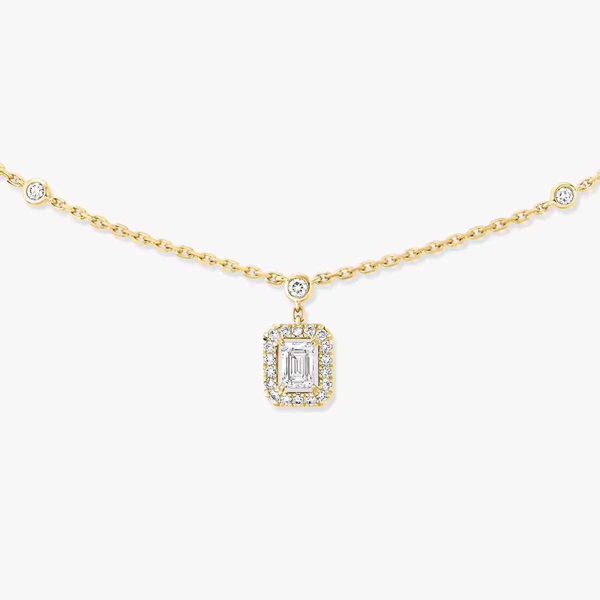 [Twinkle jewelrys]My Twin Diamond Necklace in Silver