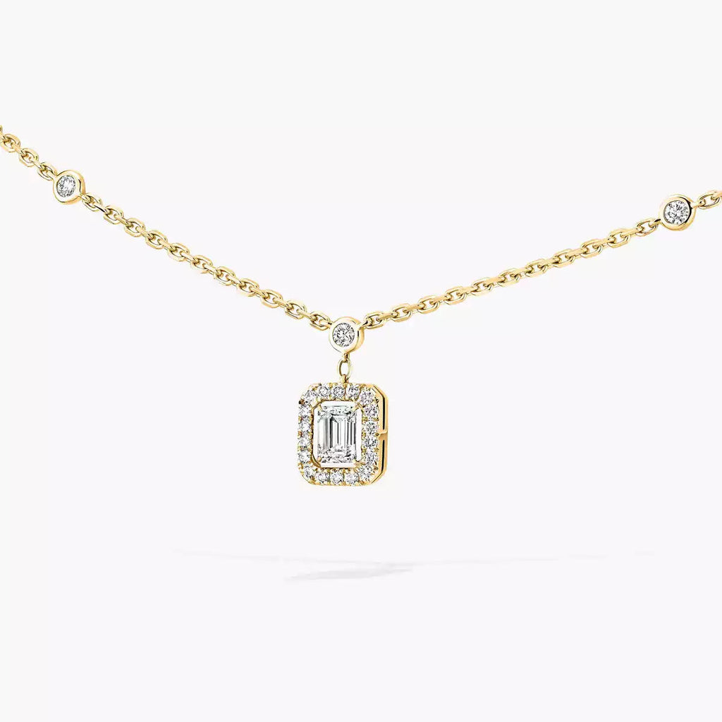 [Twinkle jewelrys]My Twin Diamond Necklace in Silver