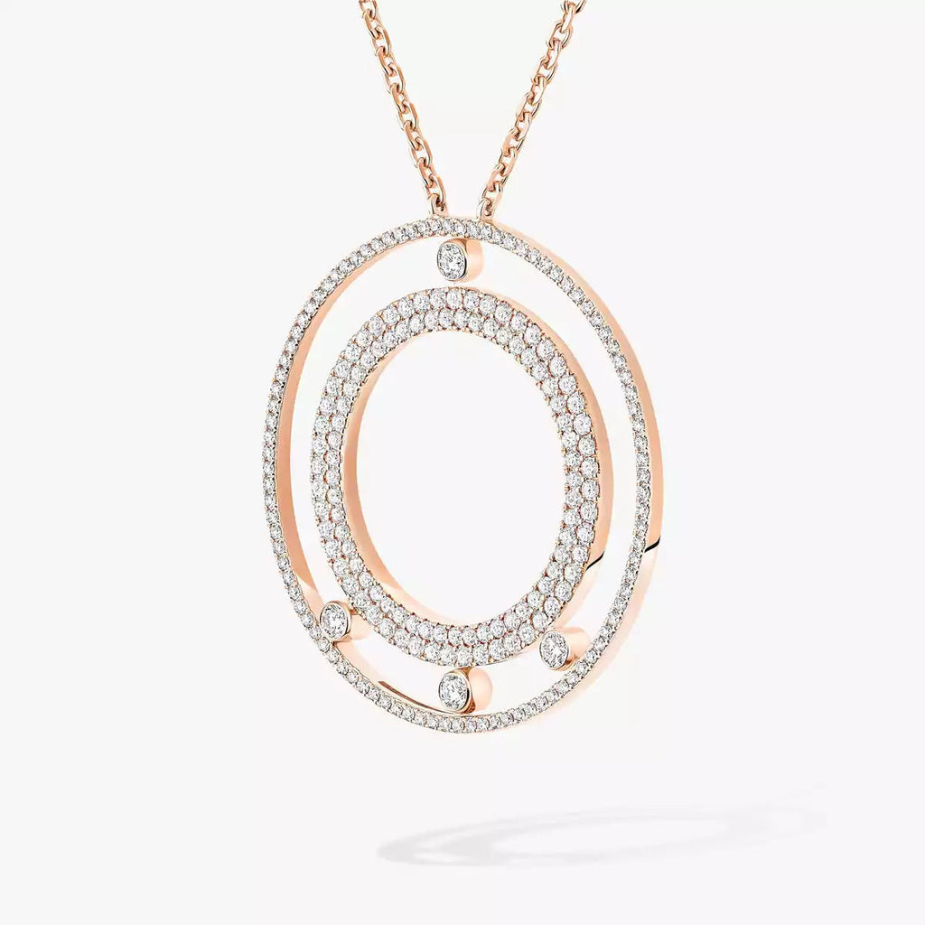 [Twinkle jewelrys]Move Romane Long Pave_-Set Diamond Necklace
