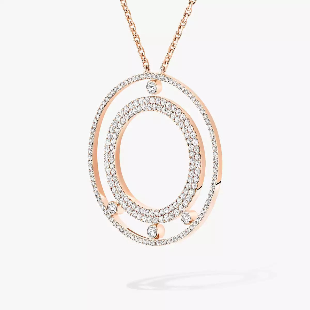 [Twinkle jewelrys]Move Romane Long Pave_-Set Diamond Necklace
