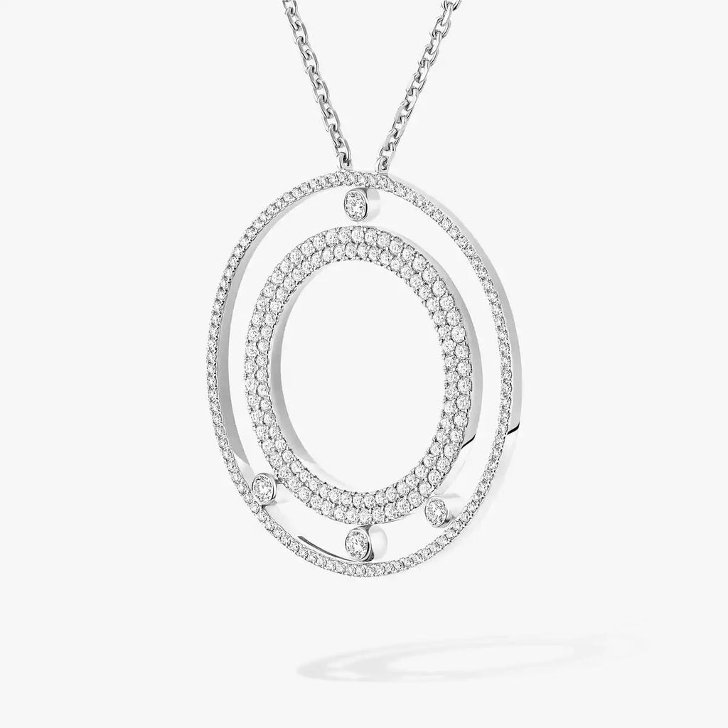 [Twinkle jewelrys]Move Romane Long Pave_-Set Diamond Necklace