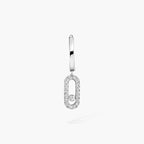 [Twinkle jewelrys]Move Uno Single Diamond Hoop Earring