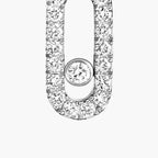 [Twinkle jewelrys]Move Uno Single Diamond Hoop Earring
