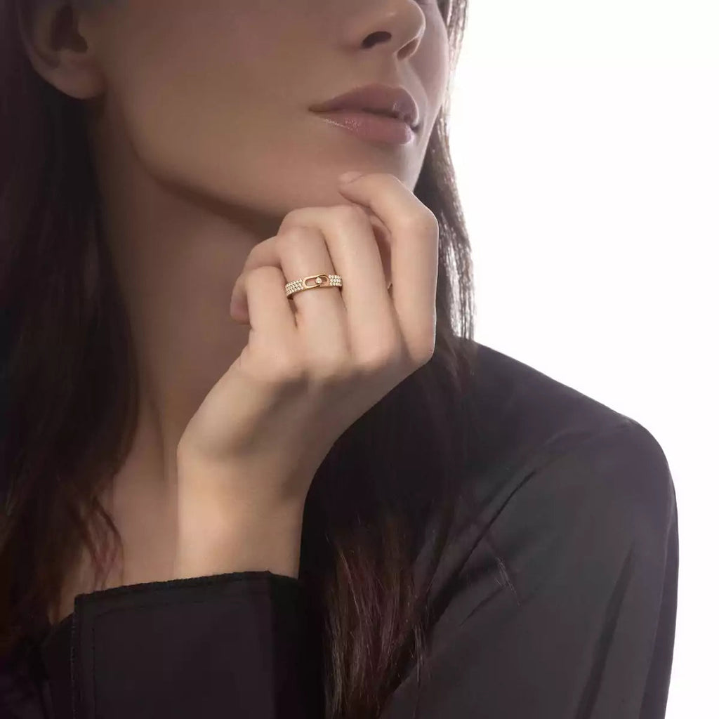 [Twinkle jewelrys]Move Joaillerie Pave_ Diamond Wedding Ring