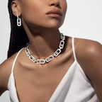 [Twinkle jewelrys]So Move XL Diamond Pendant Earrings
