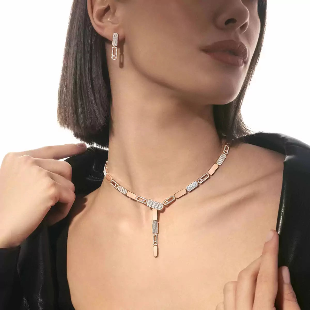 [Twinkle jewelrys]Imperial Move SM Diamond Earrings