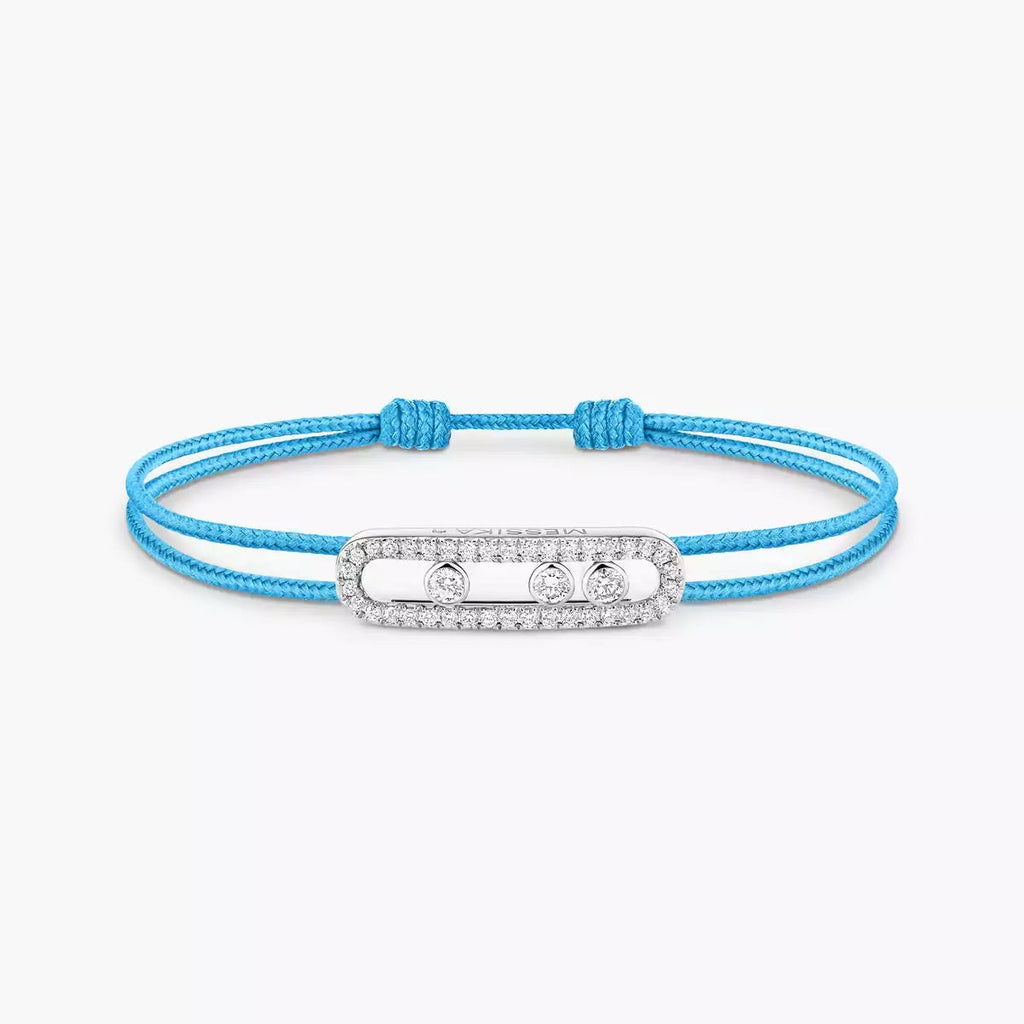 [Twinkle jewelrys]Messika Care(s) pink cord pavé bracelet