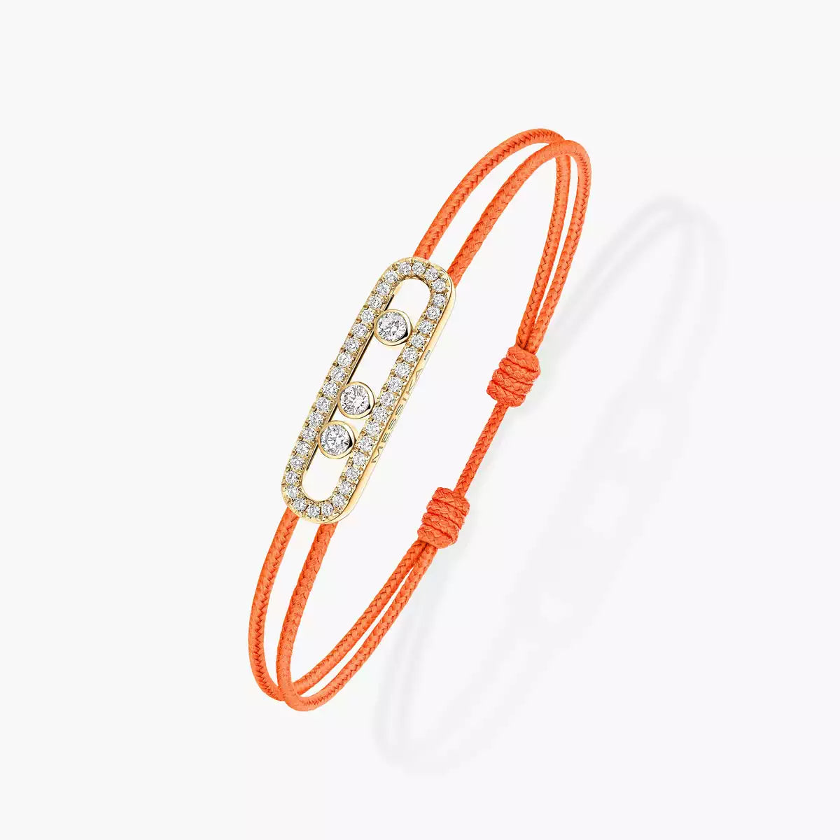 [Twinkle jewelrys]Messika Care(s) pink cord pavé bracelet