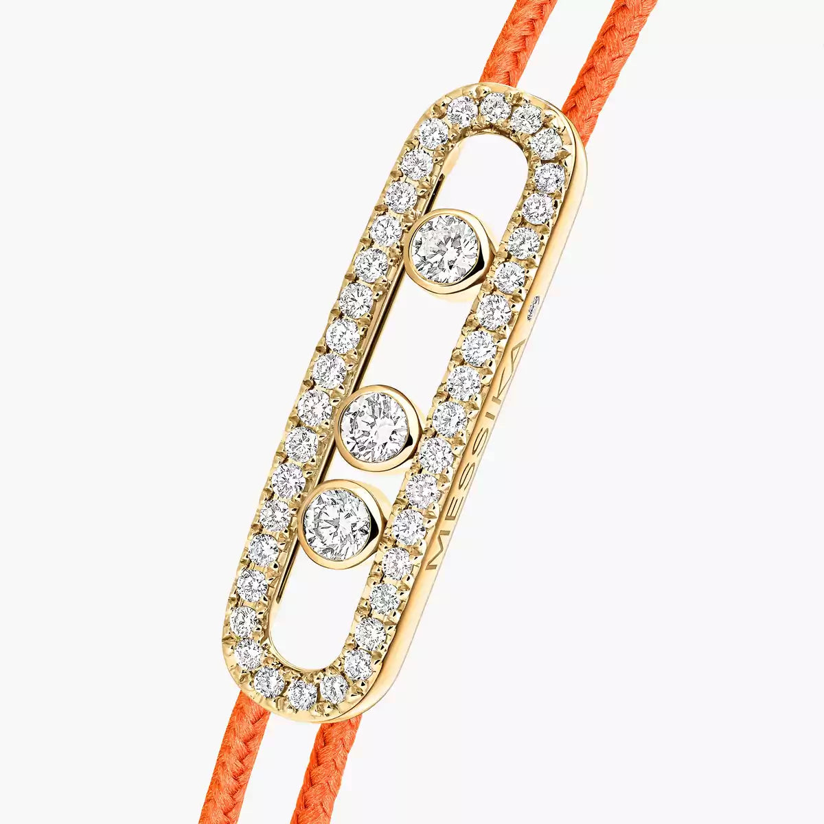 [Twinkle jewelrys]Messika Care(s) pink cord pavé bracelet