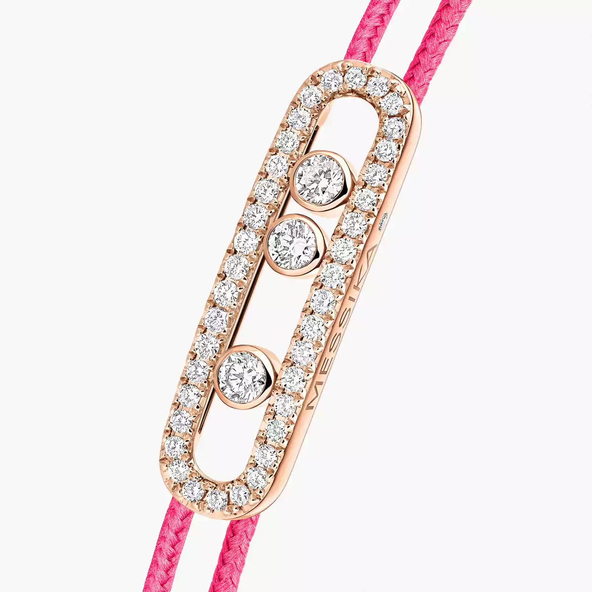 [Twinkle jewelrys]Messika Care(s) pink cord pavé bracelet