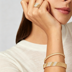 [Twinkle JURI]  FIVE-ROW DIAMOND BRACELET